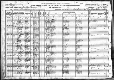 Page sh. 15A of 1920 United States Federal Census — JP 7, Taylor Co., TX, ED 272, sh. 15A (Ancestry record 13175085) · **S188**, 27 January 1920
