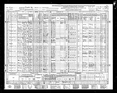 Page sh. 25B of 1940 United States Federal Census — Amarillo, Potter Co., TX, ED 188-26, sh. 25B (Ancestry record 159380593) · **S185**