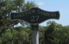 Section marker, Lakeview Gardens 27, Forest Park Lawndale Cemetery