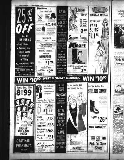 Page 18 of The Baytown Sun (Baytown, Tex.), 17 September 1972