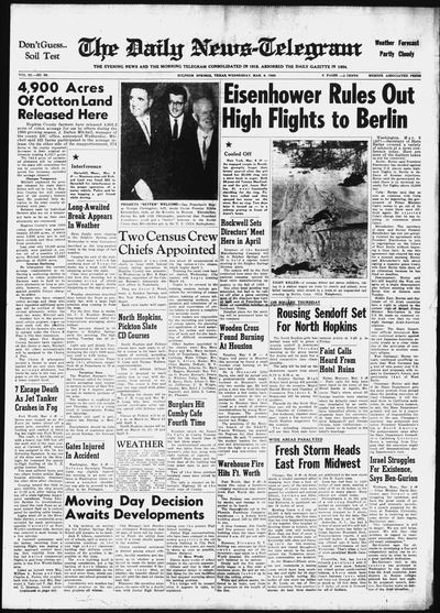 The Daily News-Telegram (Sulphur Springs, Tex.) — page 1