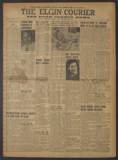 The Elgin Courier and Four County News (Elgin, Tex.) — page 1