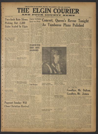 The Elgin Courier and Four County News (Elgin, Tex.) — page 1