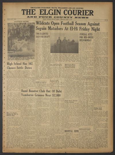 The Elgin Courier and Four County News (Elgin, Tex.) — page 1