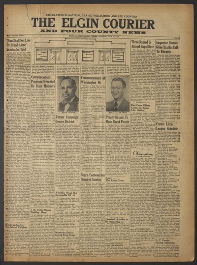 The Elgin Courier and Four County News (Elgin, Tex.) — page 1