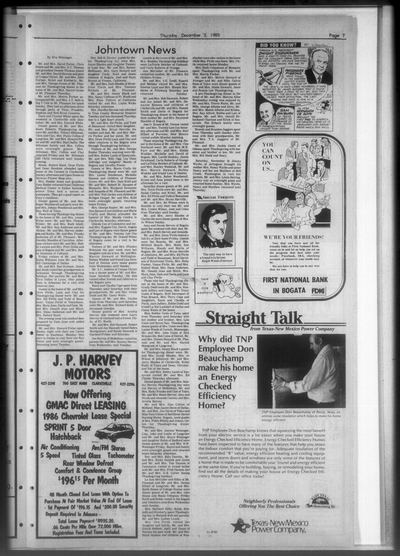 Page 7 of The Talco Times (Talco, Tex.), 5 December 1985