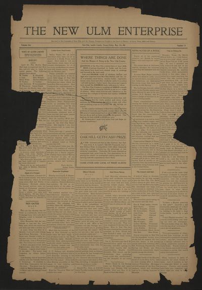 The New Ulm Enterprise (New Ulm, Tex.) — page 1