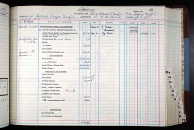 Page sheet 39 of Pittsburg, Pennsylvania, U.S., Samson Funeral Home Records, 1866-1982 (Ancestry coll. 63100, record 105004976, image 63100_c8afcfcb_0102-00683) · **S181**, 21 March 1956